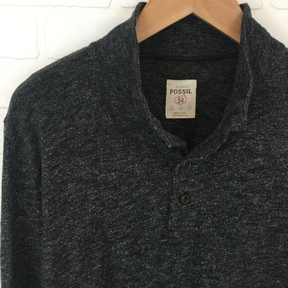 Fossil Men's Long Sleeve Shirt - Picture 2 of 4